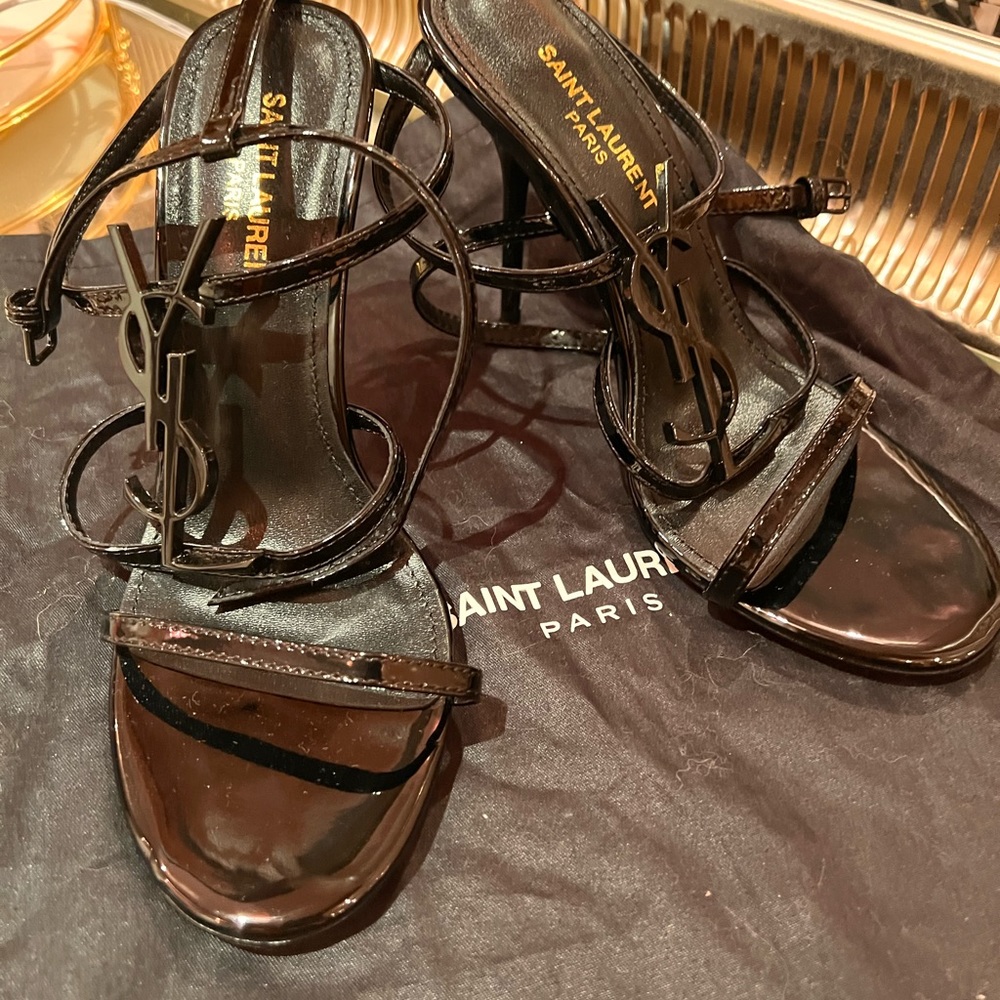 YSL Cassandra heels! Scuuuuute but I thought they would be taller.
